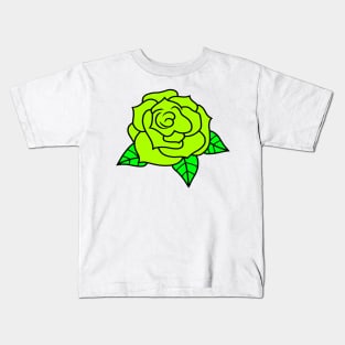 Green Roses Kids T-Shirt